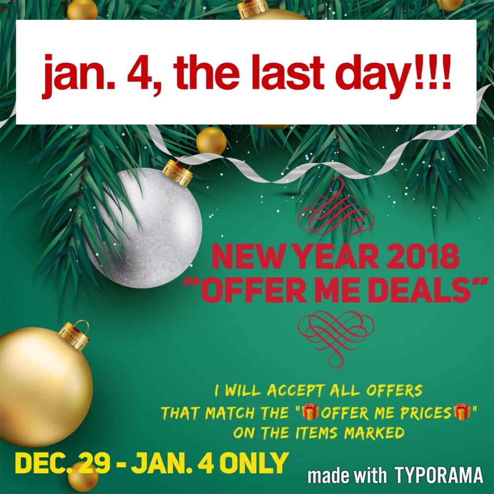 ✨New year 🎁Offer me deals!🎁 starts right NOW💫!! - Picture 1 of 2